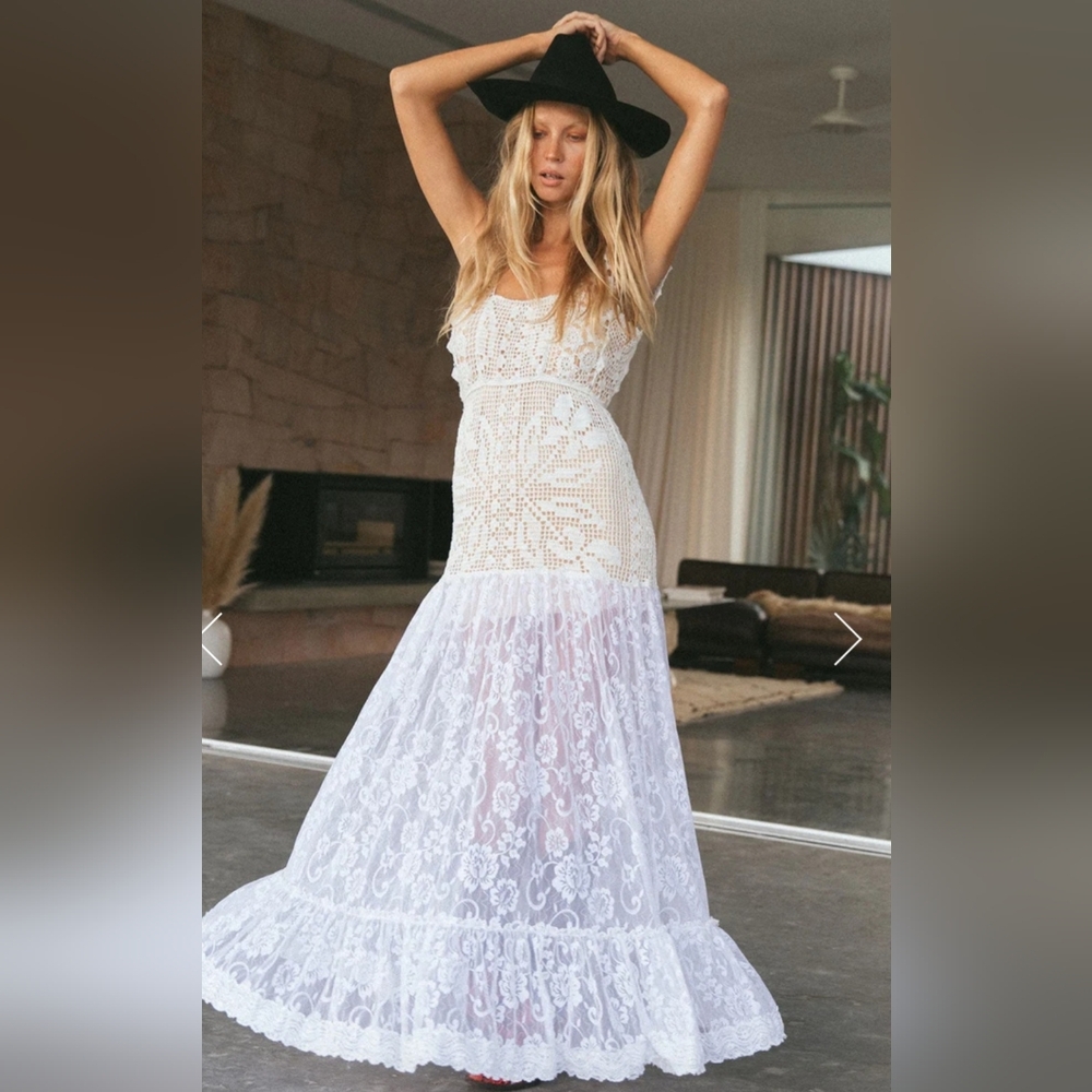 Chasing Unicorns Somebody to Love crochet and lace gown